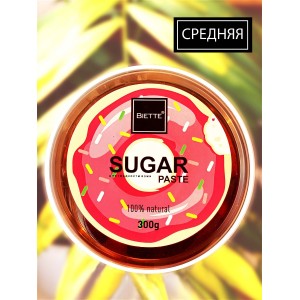 Сахарная паста BIETTE для шугаринга средная SUGAR PASTE, 300 гр